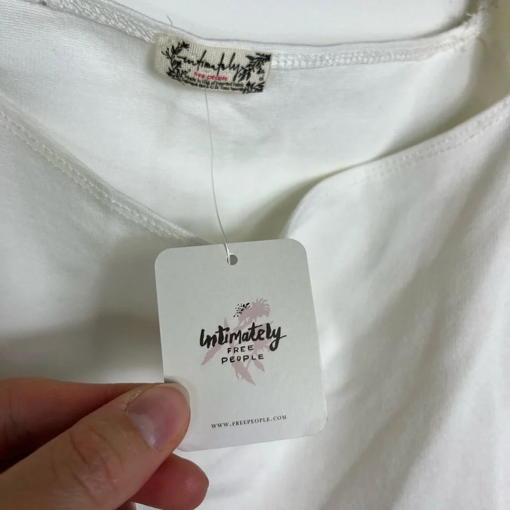 NWT Free People Puff Sleeve Ivory Top Intimately S Romantic Balletcore